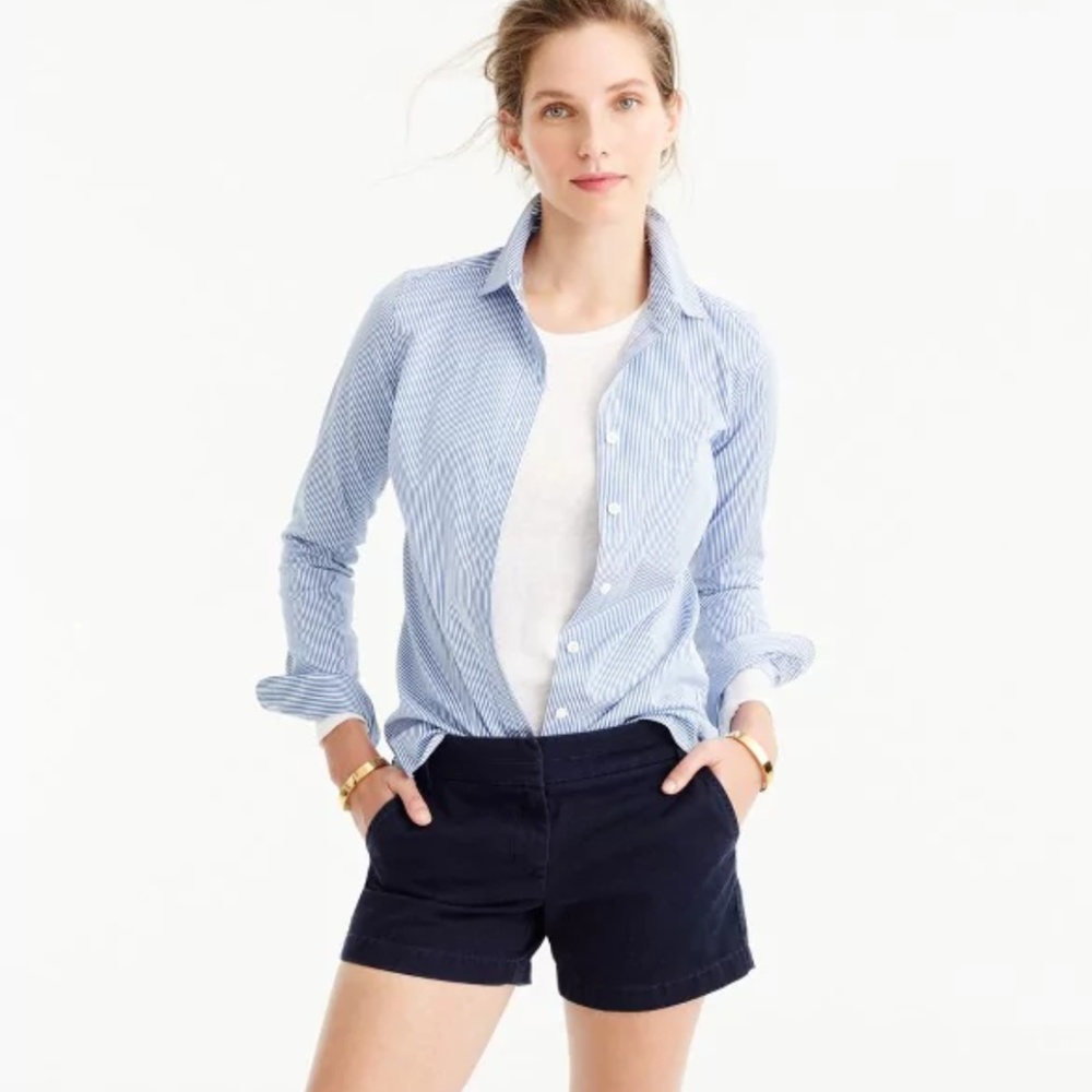 J. Crew | Navy 3" Chino Shorts